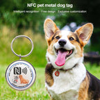 Domestic IC NFC RFID Pet Anti-lost Metal Tag, Size: 50x30mm