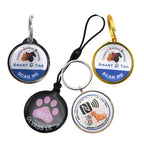 Domestic IC NFC RFID Pet Anti-lost Metal Tag, Size: 50x30mm