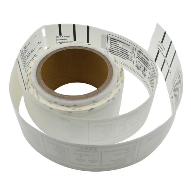 Luggage Label Strips with Monza R6-P Chip UHF RFID Labels Dry Inlay