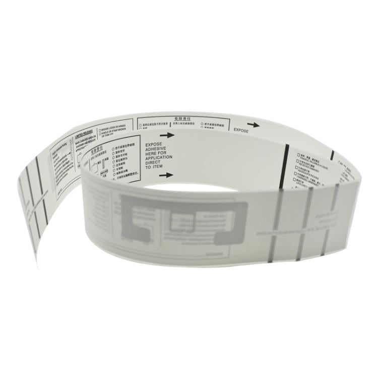 Luggage Label Strips with Monza R6-P Chip UHF RFID Labels Dry Inlay