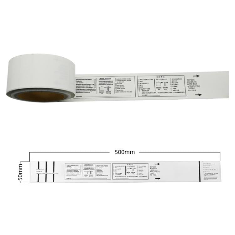 Luggage Label Strips with Monza R6-P Chip UHF RFID Labels Dry Inlay