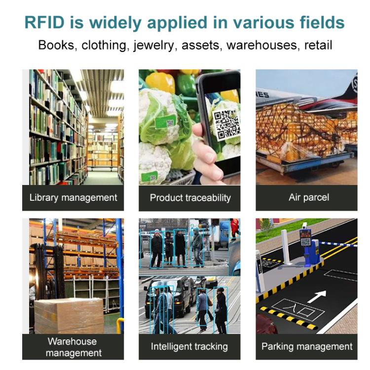 Luggage Label Strips with Monza R6-P Chip UHF RFID Labels Dry Inlay