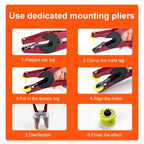 RFID Smart Chip UHF Animals Electronic Ear Labels for Pigs, Cattle, Sheep