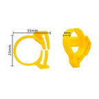 Animal Poultry Foot Ring with TK4100 Chip RFID LF Animal Cable Tie Labels