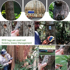 125KHz TK4100 Chip Tree RFID Nail Tag, Size: 38.31x6.04mm