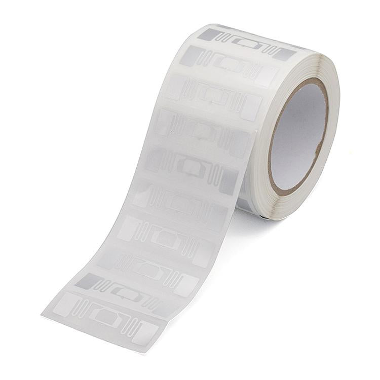 NFC Tags Sticker with NTAG213 Chip UHF RFID Labels Wet Inlay 73x21mm Support Customization