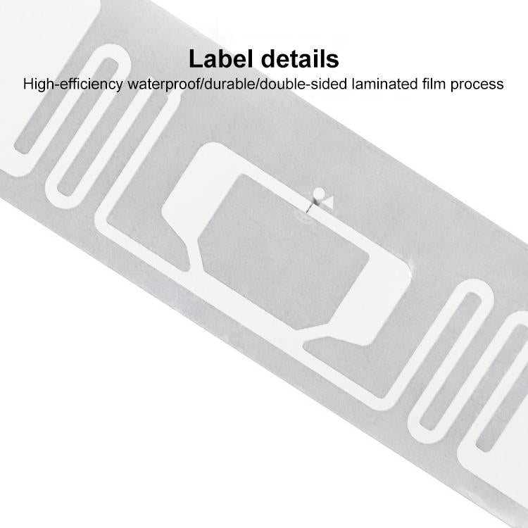 NFC Tags Sticker with NTAG213 Chip UHF RFID Labels Wet Inlay 73x21mm Support Customization