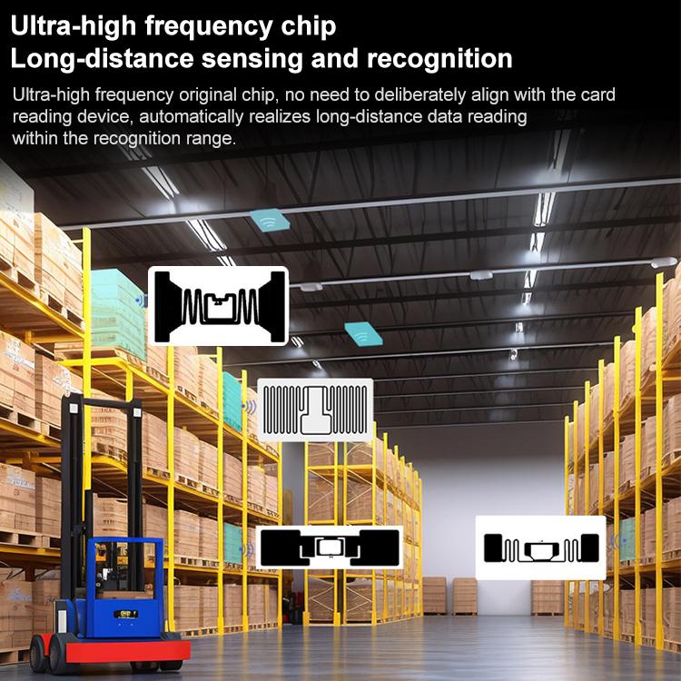 NFC Tags Sticker with NTAG213 Chip UHF RFID Labels Wet Inlay 44x18mm Support Customization