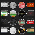 Amusement Park PVC Card Custom Barcode Magnetic Stripe RFID Chip Card Support Customization