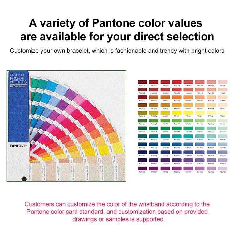 CD06 IC Chip NFC Waterproof Silicone RFID Dual-color Wristbands Support Customization