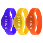 C01 IC Chip NFC Waterproof Silicone RFID Wristbands Support Customization