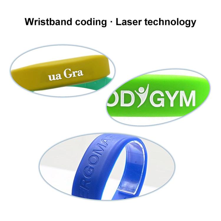 C01 IC Chip NFC Waterproof Silicone RFID Wristbands Support Customization