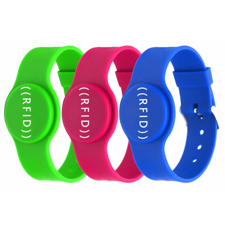 C09 IC Chip NFC Waterproof Silicone RFID Wristbands Support Customization