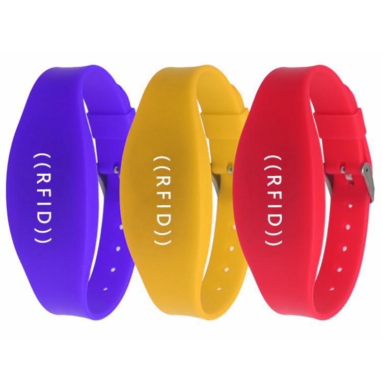 C11 IC Chip NFC Waterproof Silicone RFID Wristbands Support Customization