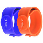 C12 IC Chip NFC Waterproof Silicone RFID Wristbands Support Customization