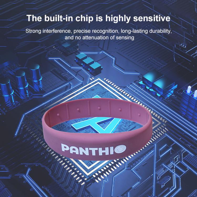 CS01 IC Chip NFC Waterproof Silicone RFID Wristbands Support Customization