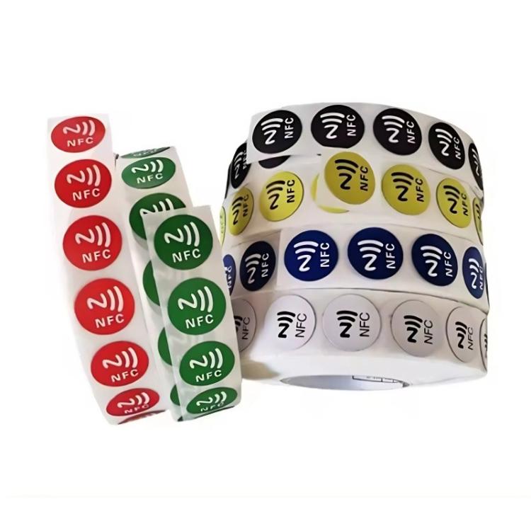 NFC Music Tags Sticker with Ntag216 Chip RFID Labels Anti-metal Inlay 30x30mm Support Customization