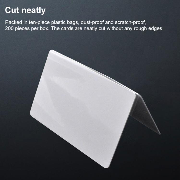 NFC White Card Game Card With NTAG215 Chip, Size: 85.5x54x0.8mm Support Customization