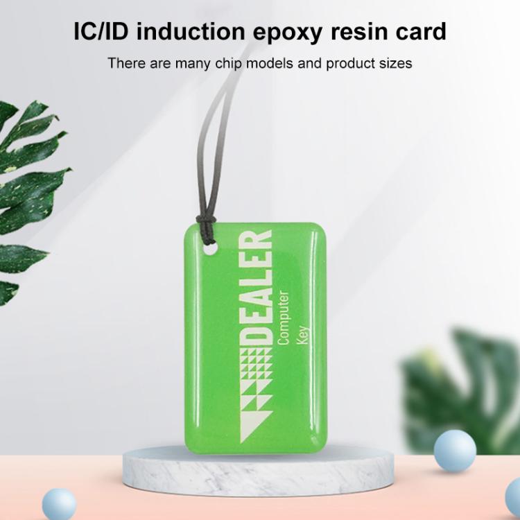 IC / ID Glue Dropping Card Smart Access Control Card, Size: 50x30x4mm Support Customization